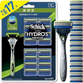 シック Schick ハイドロ5  プレミアム 他 101個 未使用品 HYDRO5 シック ハイドロ5 プレミアム 敏感肌 替刃 17個 本体 +
